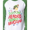 Elf The Movie Mens' Film Cotton-Headed Ninny-Muggins Sleep Pajama Set Multicolored - 2 of 4