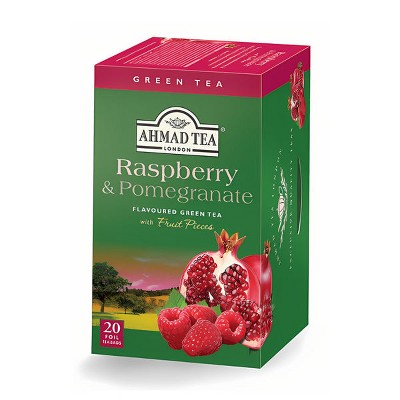 Ahmad Tea Raspberry and Pomegranate Green Tea 20 tea bags