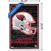 Trends International NFL Arizona Cardinals - Neon Helmet 23 Framed Wall Poster Prints - 3 of 4