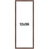 PosterPalooza | Panoramic Classic Modern Brown Frame - UV Acrylic, Foam Board Backing, Hanging Hardware - 2 of 4