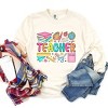 Simply Sage Market Teacher Bright Collage Garment Dyed Long Sleeve - 3 of 4