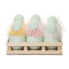 Transpac Foam 9 in. Multicolor Easter Hatching Chicks In Display Set of 6 - 3 of 4