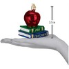 Old World Christmas Blown Glass Ornament for Christmas Tree, Teacher's Apple - 3 of 3