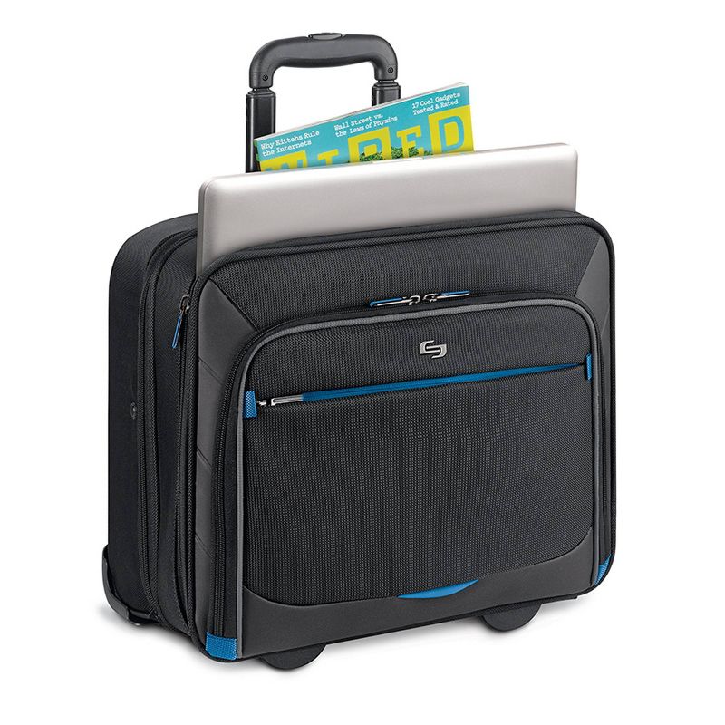 Solo New York Active Tech 16&#34; Laptop Hardside Carry On Rolling Suitcase - Black, 4 of 9