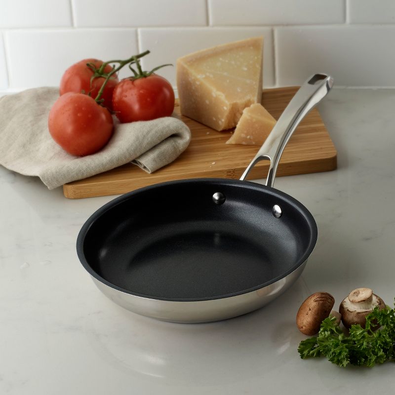 Cuisinart Classic 8&#34; Stainless Steel Non-Stick Skillet-8322-20NS, 4 of 6