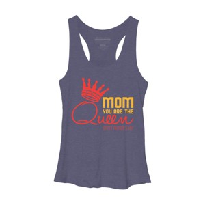 Women's Design By Humans Mother's Day Mom You Are The Queen By tmsarts Racerback Tank Top - 1 of 2