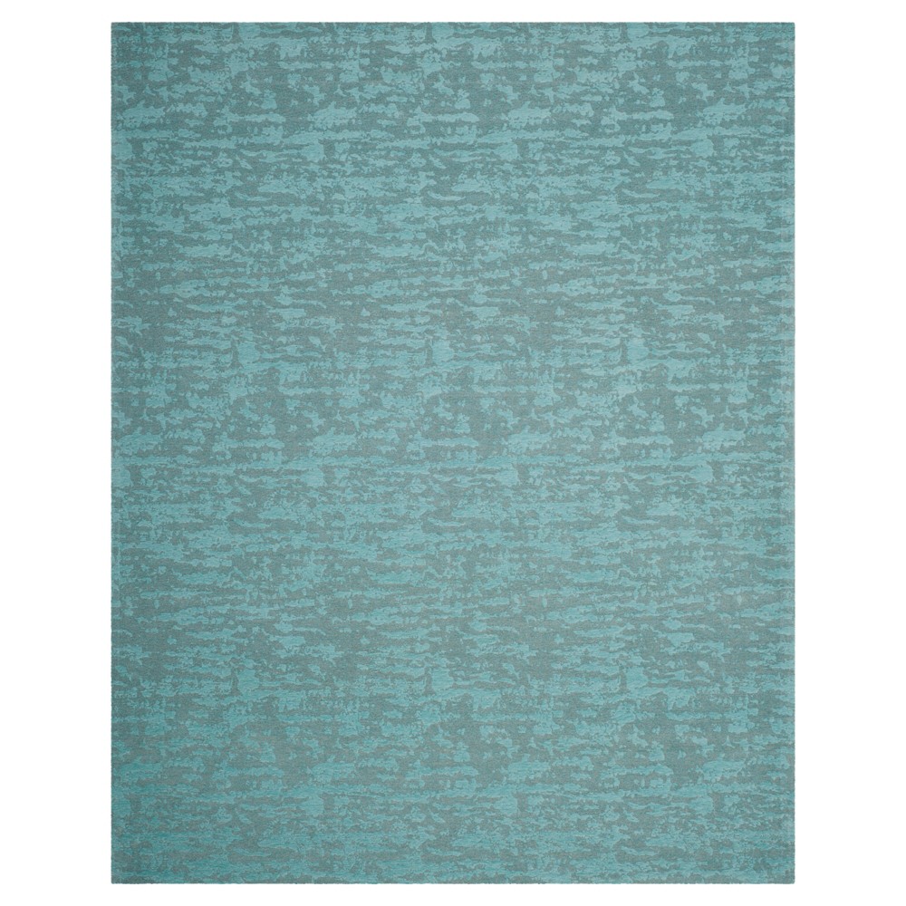 Blue/Turquoise Spacedye Design Woven Area Rug 8'x10' - Safavieh