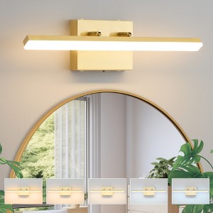 POWLIG 18.11-in Gold Dimmable 5CCT LED Wall Sconces - 1 of 4