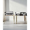 Luggage Rack, Suitcase Stands, Luggage Stand, Foldable Steel Frame,Holds up to 110 lb, 27 x 14.8 x 22.6 inches - 4 of 4