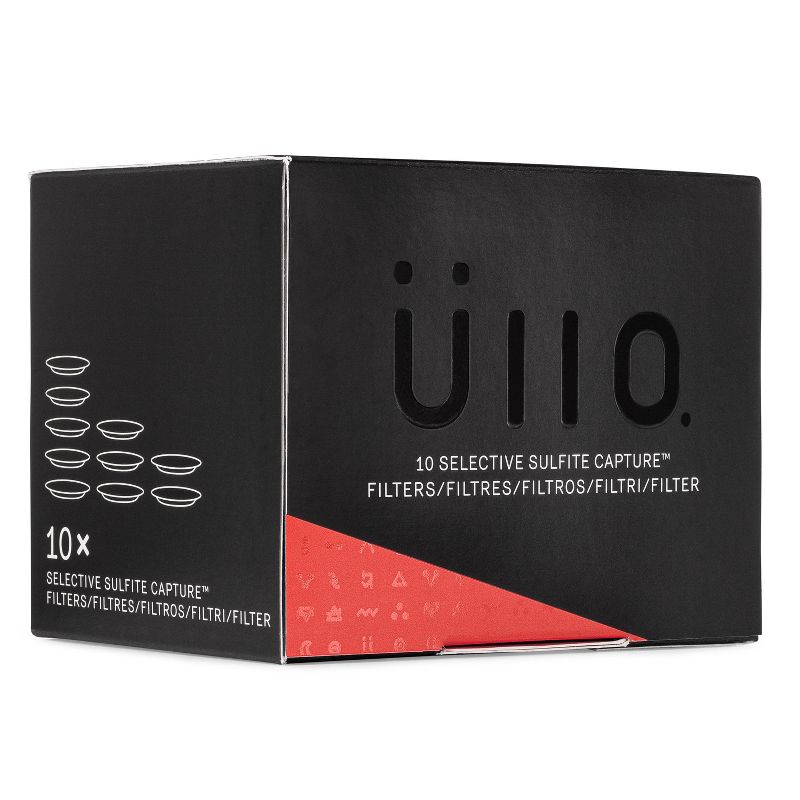 Ullo Full Bottle Selective Sulfite Filters (Wine Aerator Filters), 1 of 5