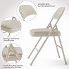 homfan  Folding Chairs With Padded Cushion and Back, Metal Frame Hold Up to 350 Lbs - 2 of 2