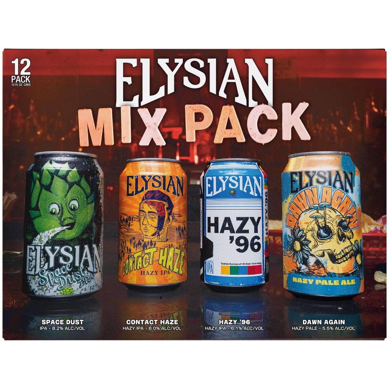 Elysian Brewing Variety Mix Pack - 12pk/12 fl oz Cans, 5 of 10