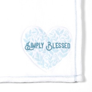 Pavilion Gift Company - Blessed - Vines - 50" x 60" Royal Plush Blanket - Throw Blankets - 1 of 4