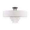 Livex Lighting Carlisle 5 - Light Semi-Flush Mount in  English Bronze - 4 of 4