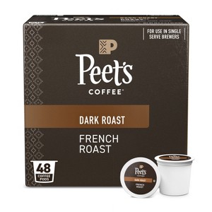 Peet's Coffee French Dark Roast Single Serve Coffee Pods - 1 of 4
