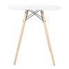 Allen Counter Table White - OSP Home Furnishings: 35.38" Square MDF Top, 3-Seater, Traditional Style - 2 of 4