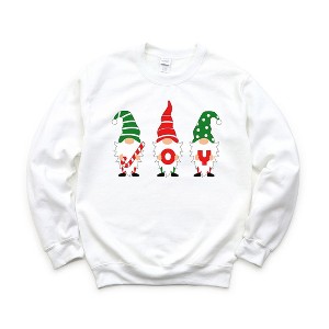 Simply Sage Market Women's Graphic Sweatshirt Joy Gnomes - 1 of 2