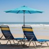 PAGED 15FT Rectangle Patio Umbrella Large Outdoor Market Umbrella with Crank, Self-locking Function, Durable Base and 12 Ribs for Garden - 2 of 4