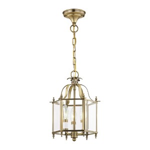 Livex Lighting Livingston 3 - Light Pendant in  Antique Brass - 1 of 4