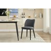 Swivel Bar Stools Set, Upholstered Barstools with Sturdy Metal Base, for Kitchen, Dining Room, Home Bar - 4 of 4