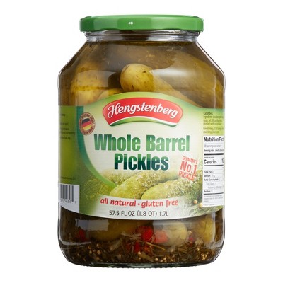 Hengstenberg Barrel Pickles 57.5 oz.
