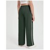 Mocamel Girl's Solid Color Adjustable Drawstring and Side Stripe Embellished Loose Pants Comfortable Casual Daily Sport - 3 of 4