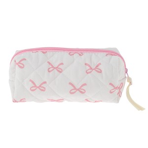 Unique Bargains Bow Pattern Makeup Bag 1 Pc - 1 of 4