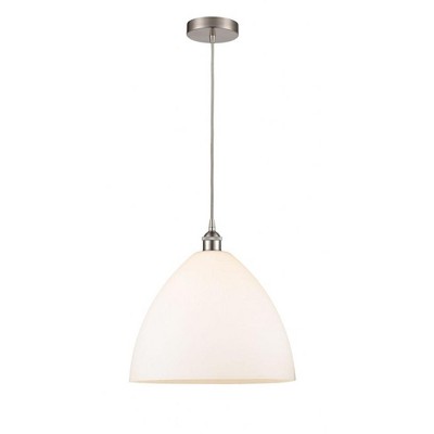Edison Dome - 1 Light Cord Hung Pendant In Industrial Style-17.75 Inches Tall and 16 Inches Wide
