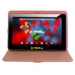 LINSAY 10.1" 1280x800 IPS Tablet Bundle with Brown Leather Case 32GB