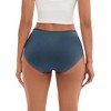 INSPIRE CHIC Women's Tummy Control High-Waisted Briefs Butt Lifter Full-Coverage Underwear - 2 of 4