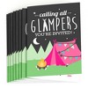 Big Dot of Happiness Let's Go Glamping - Fill In Camp Glamp Party or Birthday Party Invitations (8 count) - 2 of 4