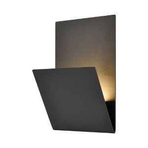 C Cattleya 11 in. Matte Black LED Outdoor Wall Light - 1 of 4