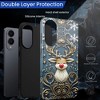 BONGEEK Case Compatible with Samsung Galaxy S23Ultra,Scratch Resistant Hybrid 2-Layer Hard Shell Bright Phone Case,Christmas Snowflake Reindeer Lovely - 4 of 4