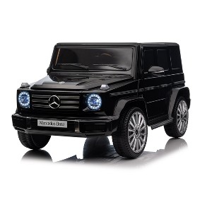 Lomsoe Licensed Mercedes-Benz G500,24V Kids ride on toy 2.4G W/Parents Remote Control,electric car for kids,Three speed adjustable,Power display - 1 of 4