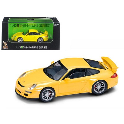 Porsche 911 997 GT3 Yellow Signature Series 1/43 Diecast Model Car by Road Signature