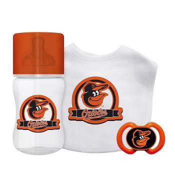 Baby Fanatic Officially Licensed 3 Piece Unisex Gift Set - MLB Baltimore Orioles