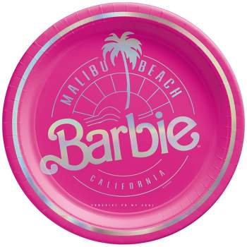 Malibu Barbie  Snack Plate 7" Pack of 8