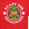 Men's - Garfield - Ready For Shenanigans Patrick's Day Short Sleeve Graphic T-Shirt - 2 of 4