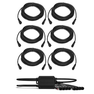 Rockford Fosgate PMX-RGB Color Optix Controller and 6 RGB-16 16' Extension Cables - 1 of 4