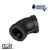 Pipe Decor 1/2 in. Prefinished Matte Black 45-Degree Elbow - 4 of 4