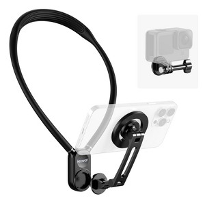 MaseiKar Magnetic Neck Holder for Action Camera & Phone,Hands Free Tripod Chest Mount Compatible with GoPro DJI Insta360 Magsafe iPhone Android - 1 of 4