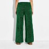 Wicked x Katie Kime Women's Graphic Sweater Pants - Emerald Green - 3 of 3