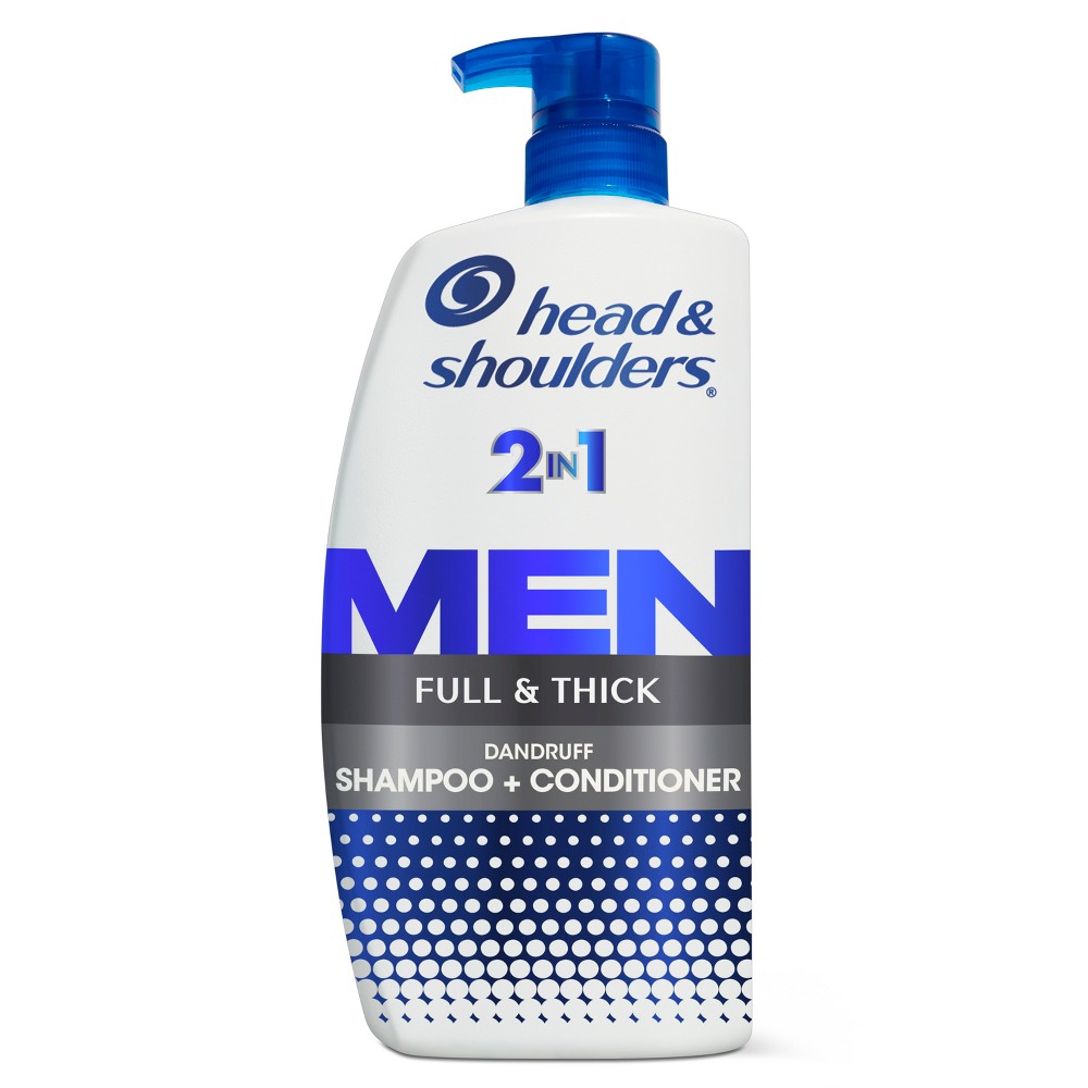 Photos - Hair Product Head & Shoulders Men's 2-in-1 Shampoo and Conditioner, Anti-Dandruff Treat 