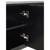 Kumasinova 70.8" Sleek Contemporary TV Stand with Adjustable Shelves for TV up to 78",Stylish TV Console with Arched Cabinets for Living Room - 4 of 4