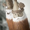 5.25"H Sullivans Christmas Rustic Santa Snowman Ornaments Set of 2  Multicolor - 2 of 2
