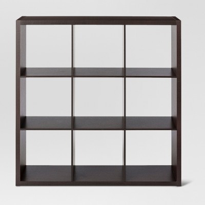 13" 9 Cube Organizer Shelf Brown - Threshold™