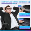 CAVINAS Ergonomic Gaming Computer Chair, S-Shaped Backrest Home Office Desk Chair, Swivel Computer Chair, PU Leather Office Chair with Rocking Mode - 3 of 4