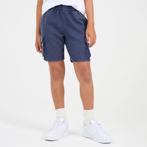 Champion Boys' Washed French Terry Cargo Shorts - 1 of 3