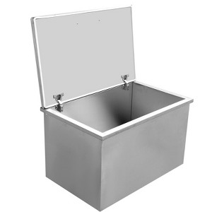 coucheta Stainless Steel Drop in Ice Chest - Commercial Ice Bin for Outdoor Kitchen Ice Bar & Cold Beverages - 1 of 4
