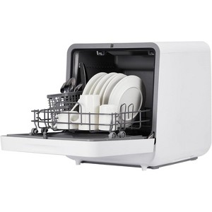 Portable Dishwasher with Display - Large Capacity, Dual Inlet, Strong Drying, No Installation for Family/RV/Tiny Homes - 1 of 4